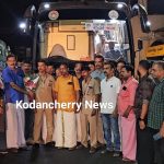 Navakerala Bus gets welcomed in Thamarassery