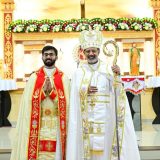 Dn. Ajith Received Priesthood without physical presence of mother